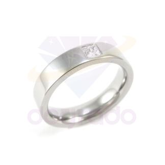 Anillo compromiso cintillo